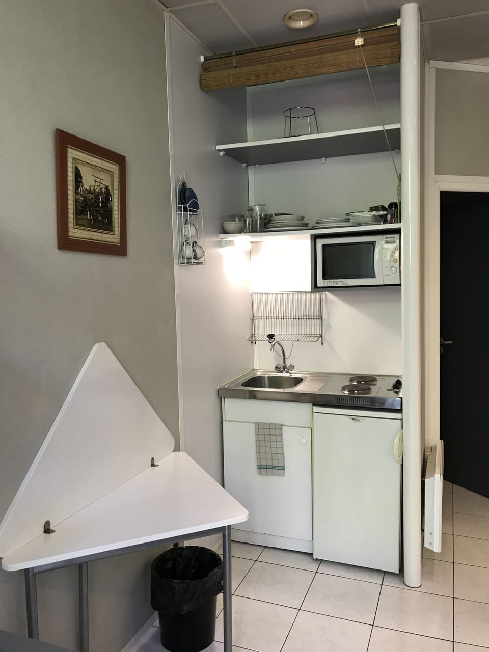 Basic Studio, 1 Bedroom | Private kitchenette | Fridge, microwave, stovetop, coffee/tea maker