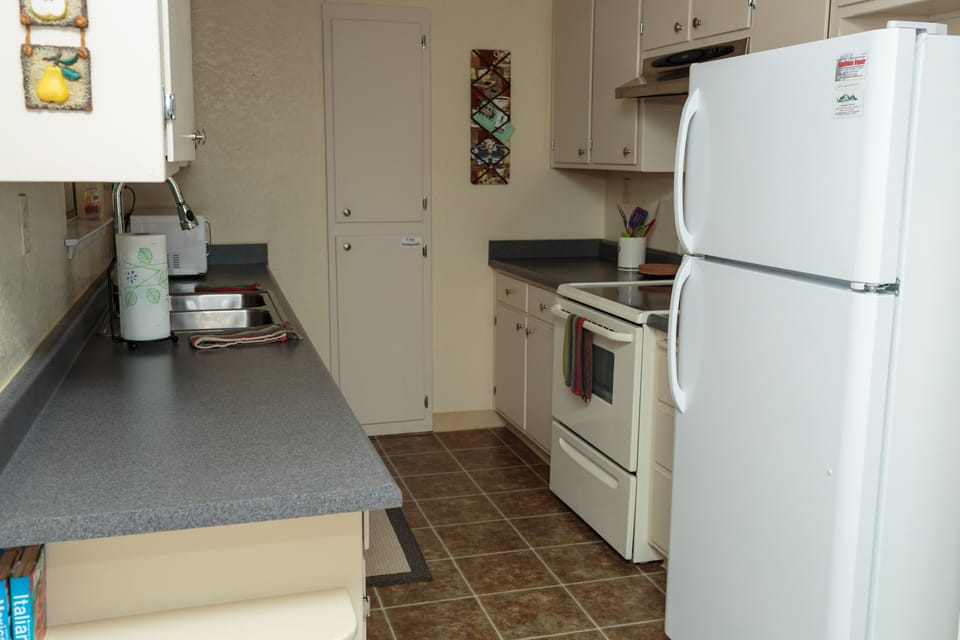 well stocked kitchen for all your cooking and baking needs