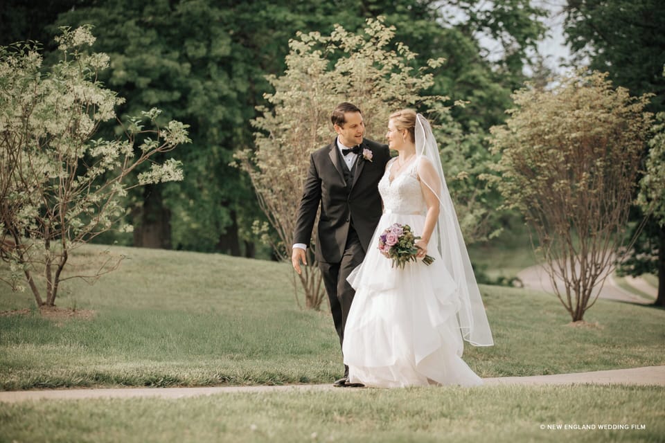 Outdoor wedding area