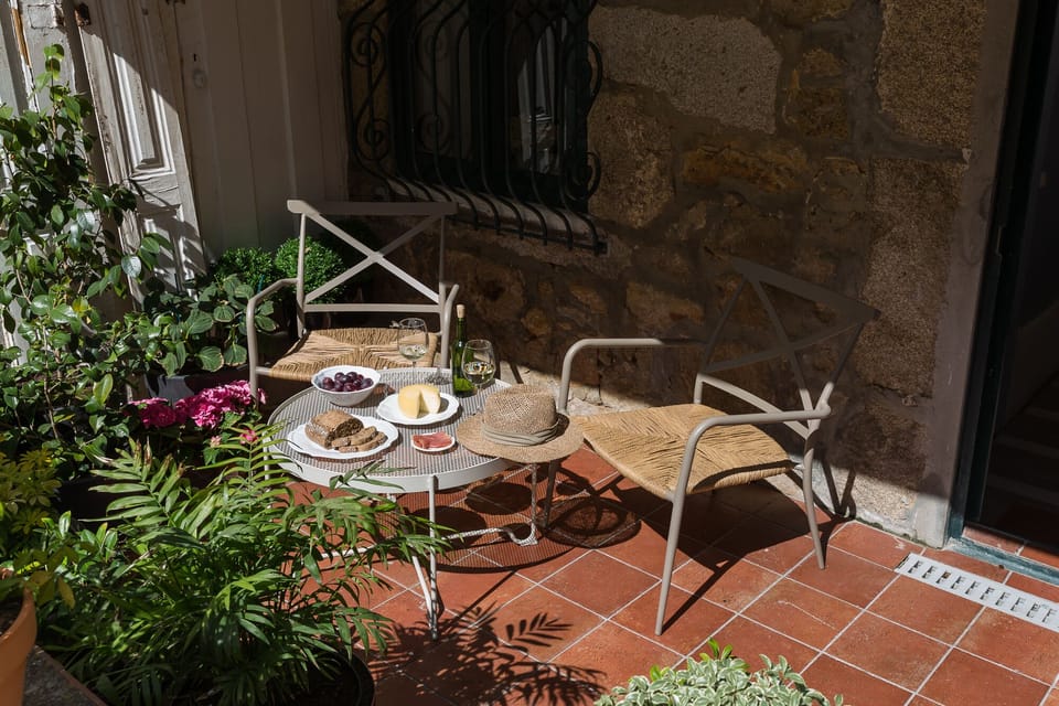 The terrace