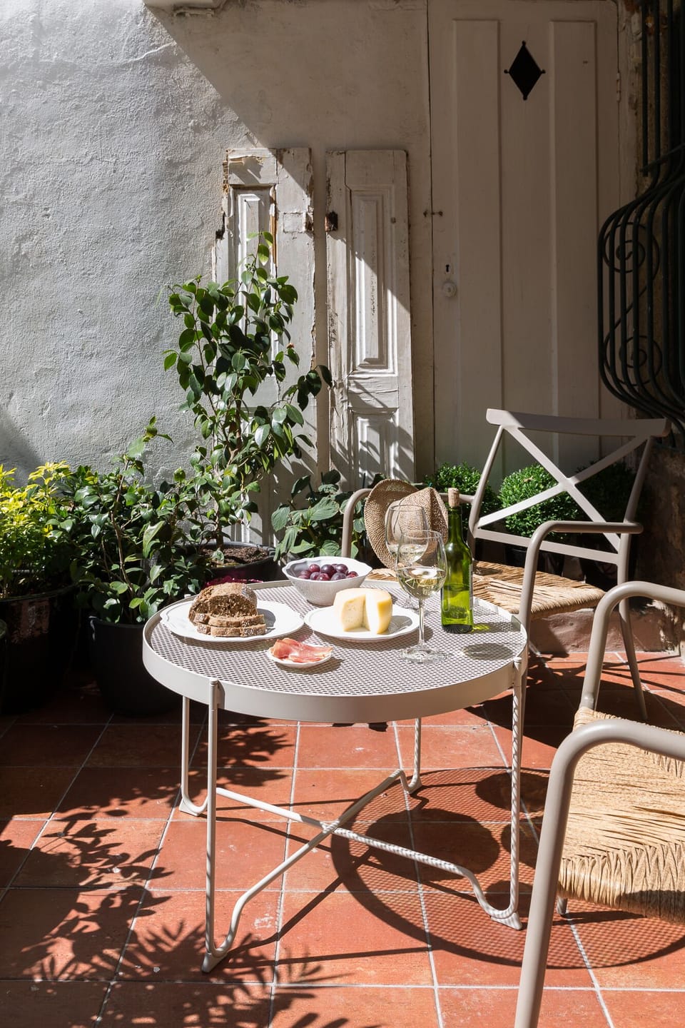The terrace