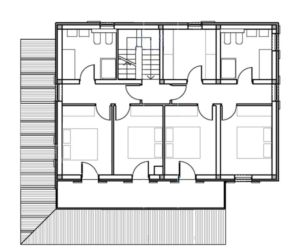 Ground plot second floor