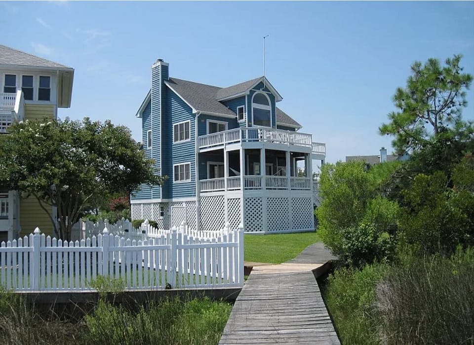 Dock that leads to our home.   55 ft. dock space for your boat behind your stay!