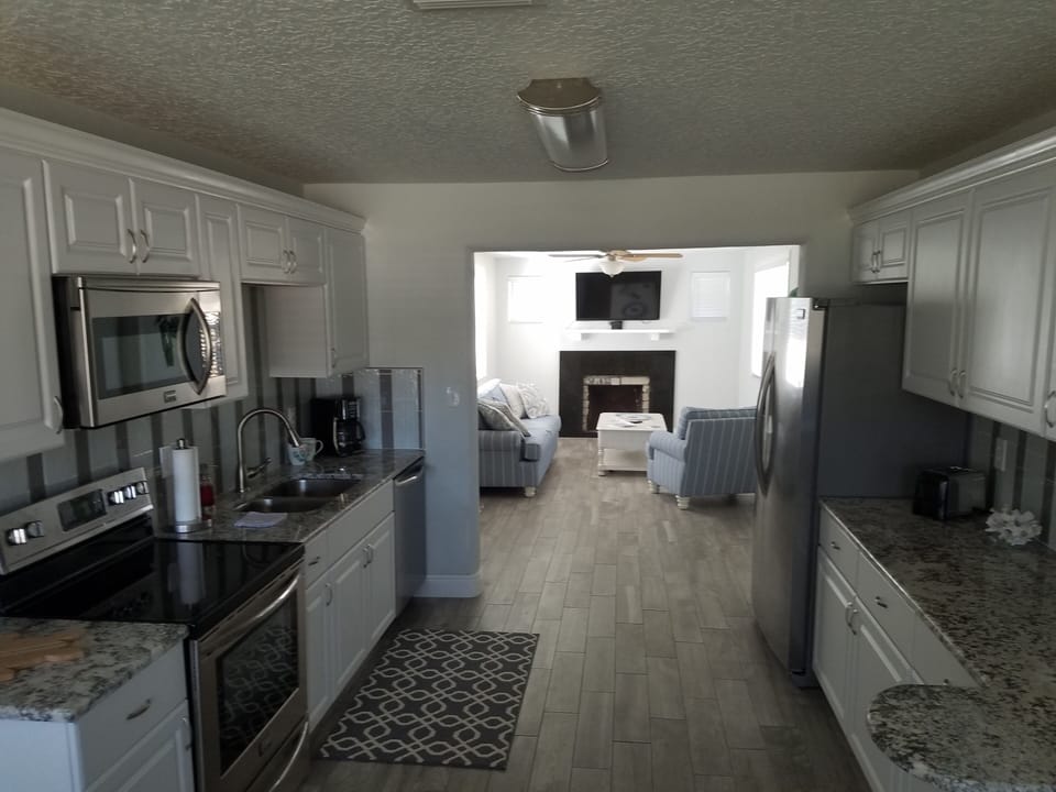 Kitchen and Living Room 