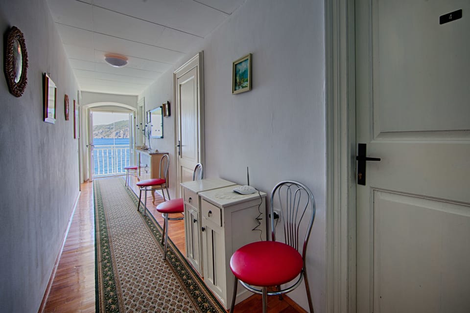 Interior entrance