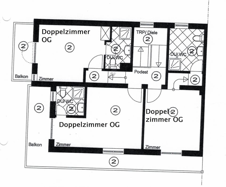 House (Goldenes Land; incl.70€ Cleaning Fee) | Floor plan