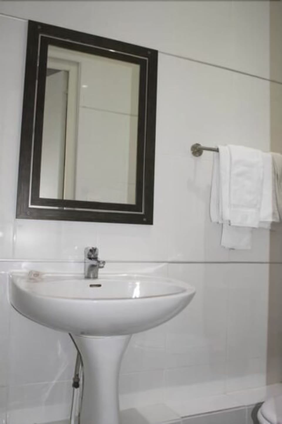 Hair dryer, towels