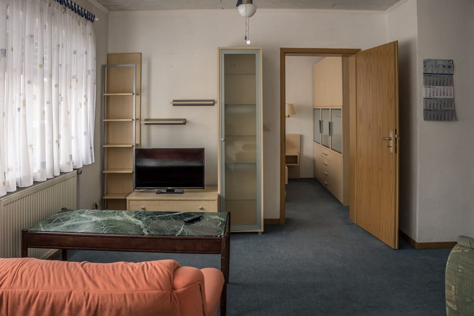 Apartment, Accessible, Private Bathroom | Living area | 32-inch flat-screen TV with digital channels, TV, Netflix