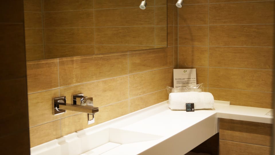 Standard Double Room | Bathroom | Free toiletries, hair dryer, soap, shampoo