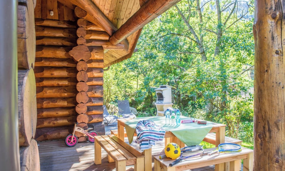 Terrasse Chalet La Bresse