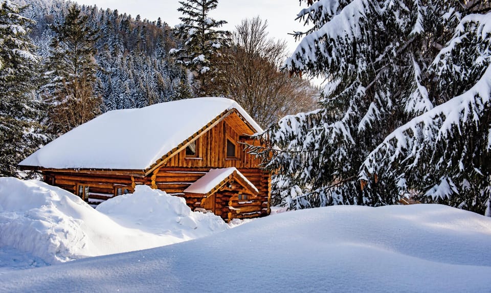 Superb log cabin for winter in Le Couarôge, La Bresse