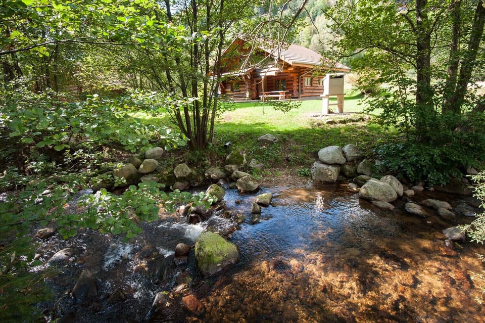 Beau Chalet rondins 130 m² à La Bresse, wifi, tout équipé, proche domaine skiable