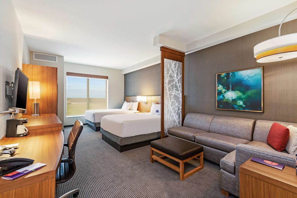 In-room safe, desk, blackout drapes, iron/ironing board