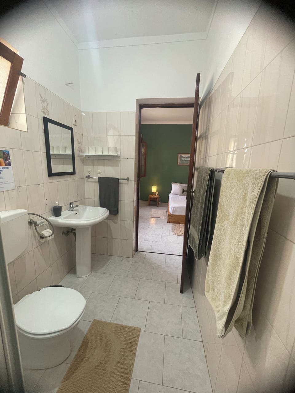 Double Room | Bathroom | Shower, towels, soap, toilet paper