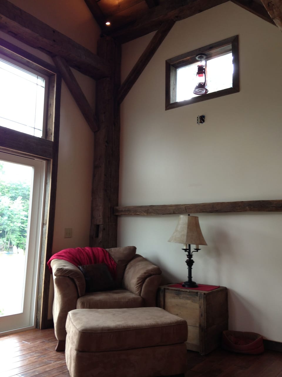 A cozy reading nook in the Great Room