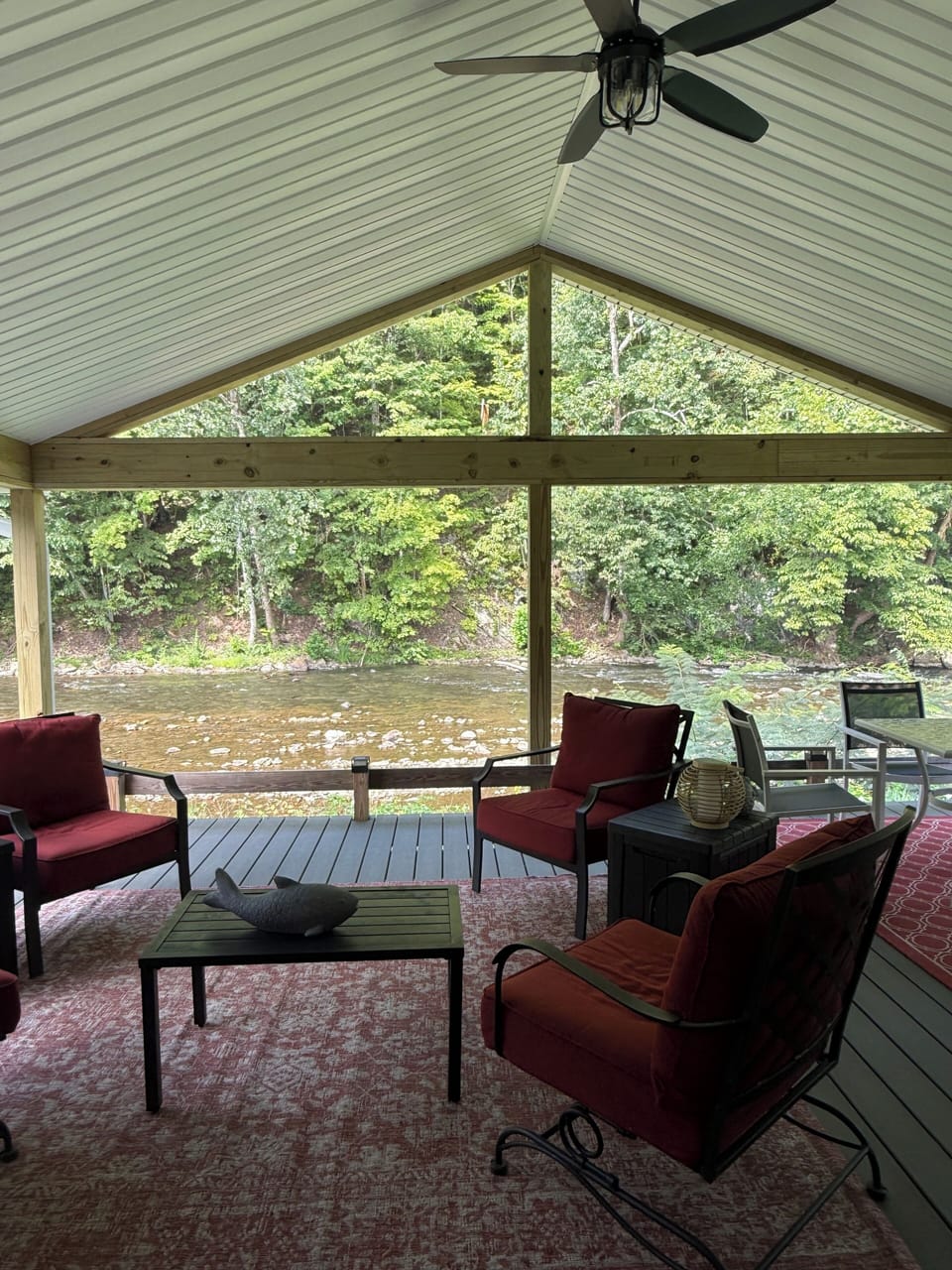 New back deck for added enjoyment 