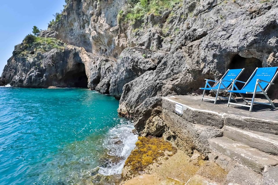 Sun loungers, beach towels