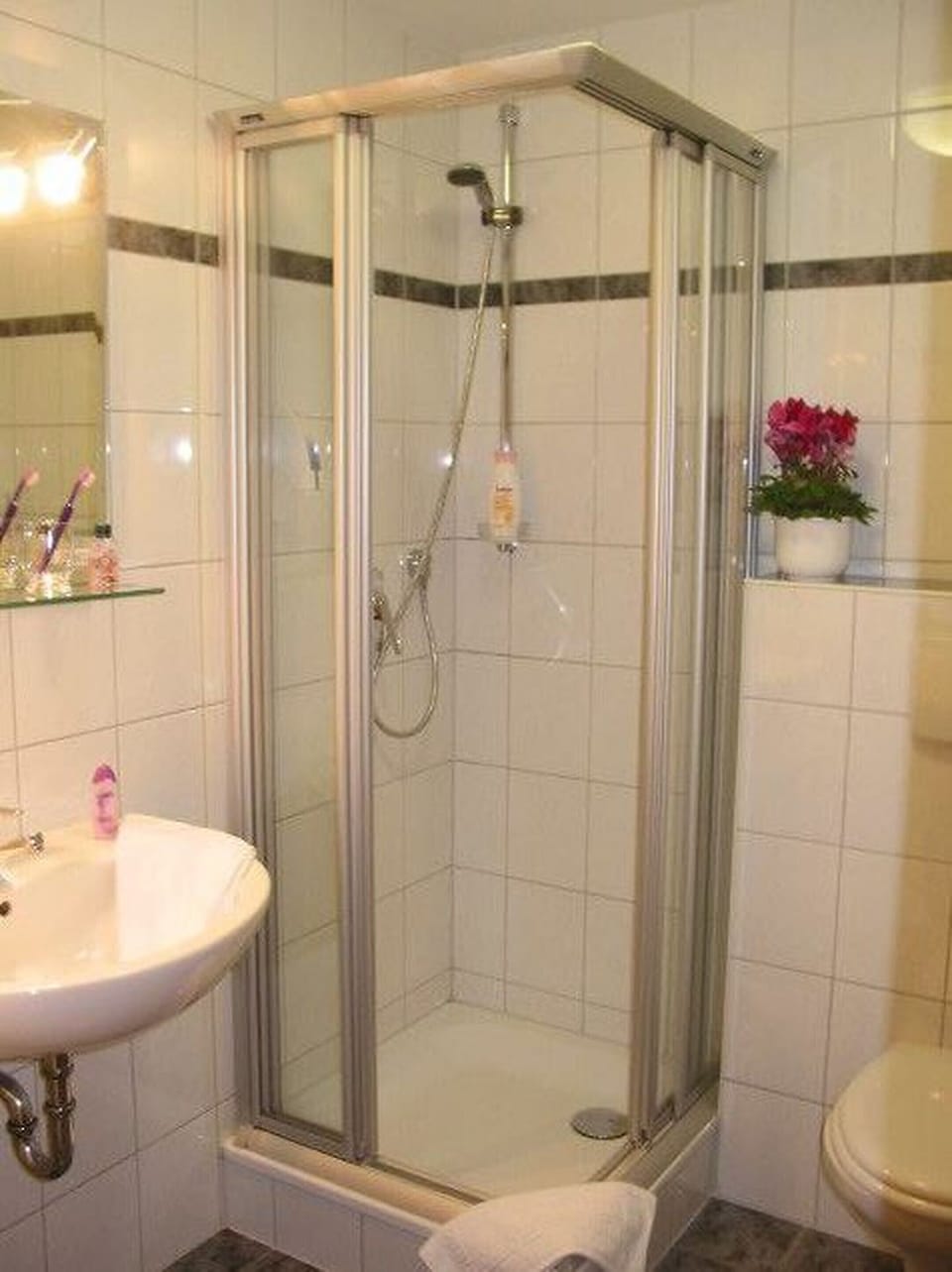 Single Room | Bathroom | Hair dryer, towels, soap, shampoo