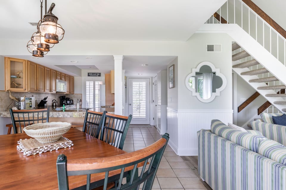 The open concept brings all living areas together.