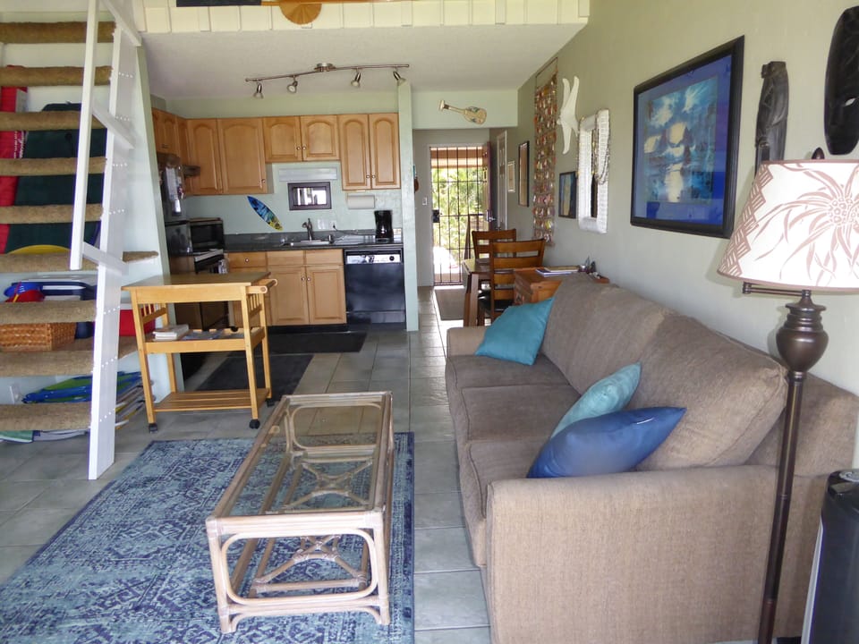 from the lanai