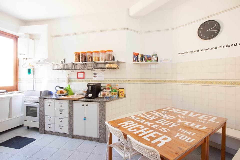 Free daily self-serve breakfast