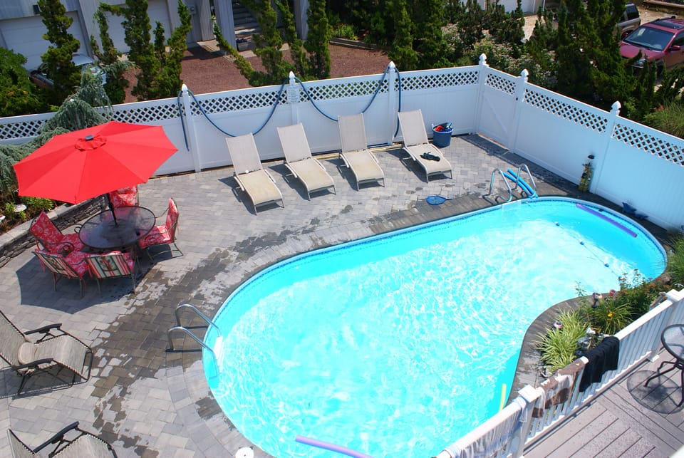 Private pool retreat right off the beach