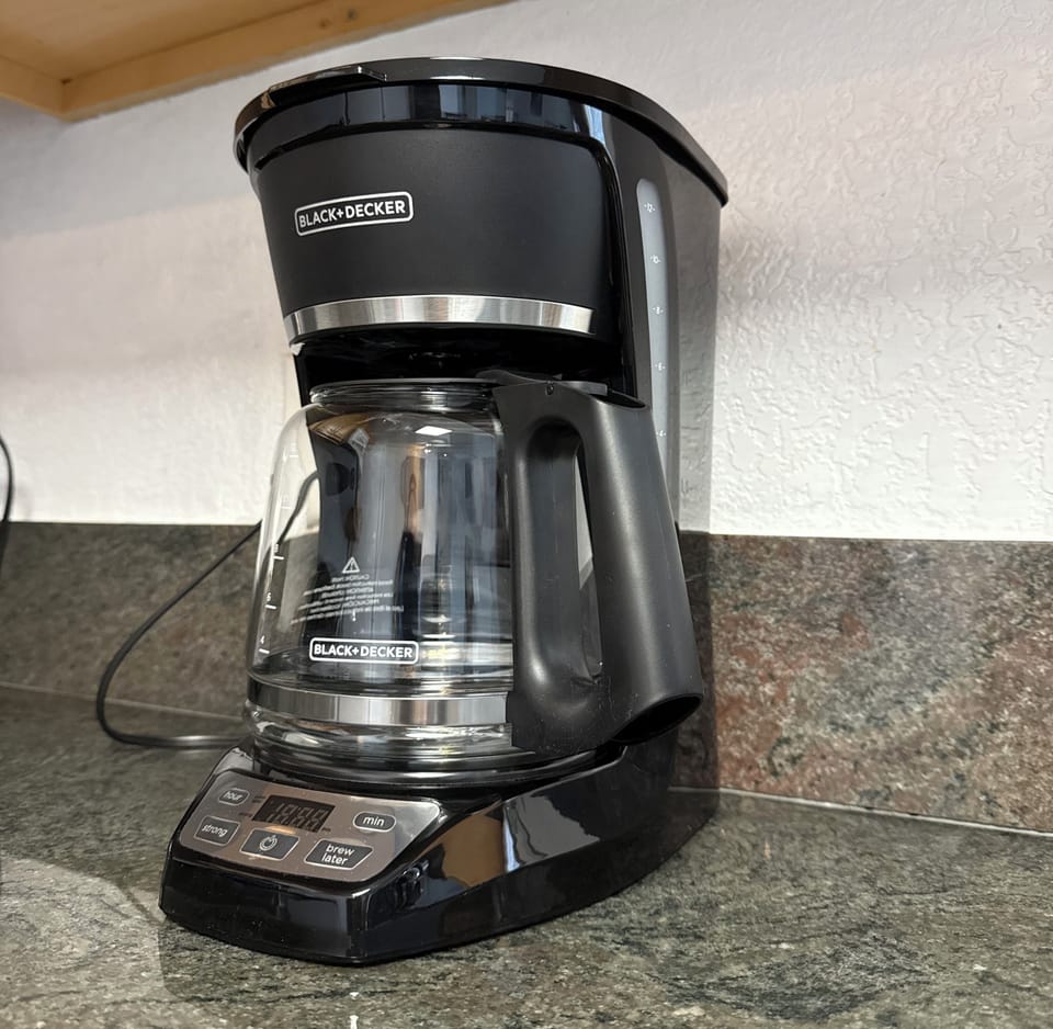 New coffee maker , Dec 2025