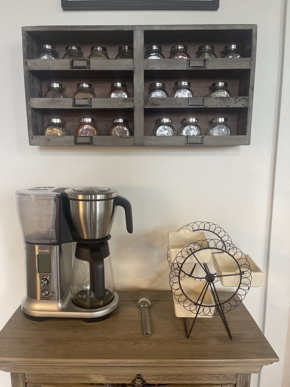☕️ .  Coffee grinder included. Also a keurig