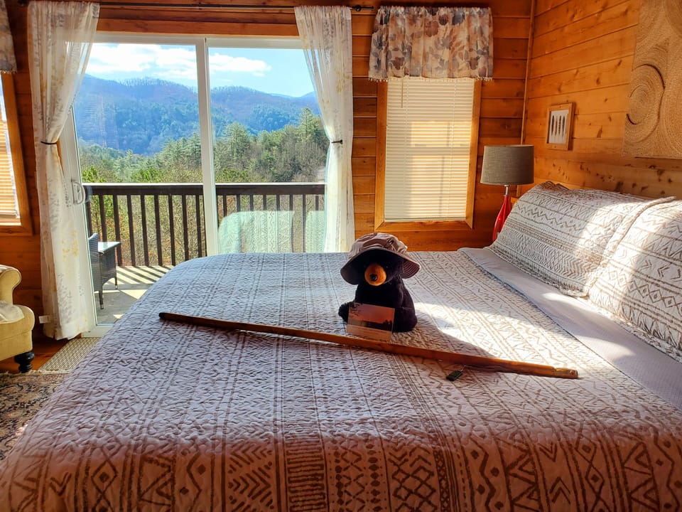 Wake up to this view from the Bedroom 
King Size Bed