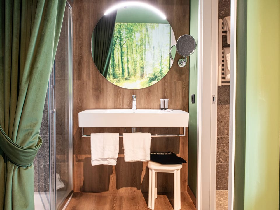 Shower, rainfall showerhead, hair dryer, bidet