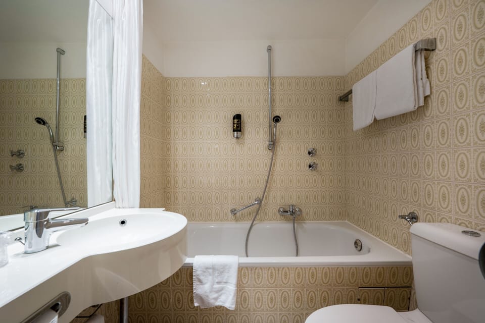Hair dryer, towels