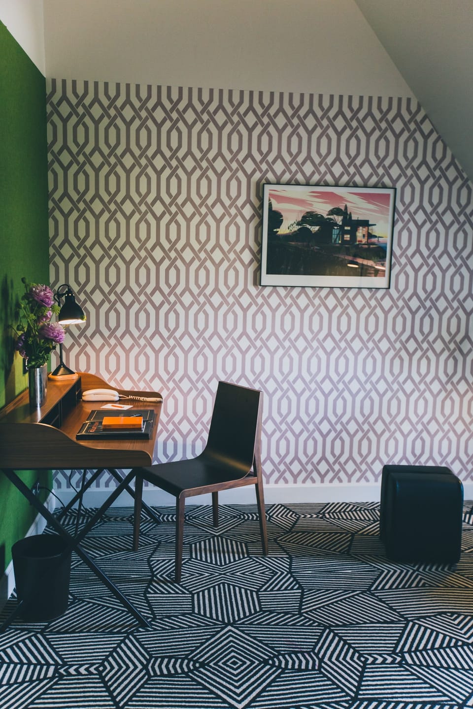 In-room business center