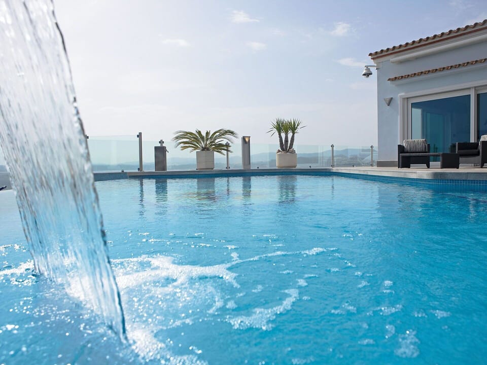 Swimming Pool, Water, Blue, Sky, Property, Vacation, Azure, Leisure, Building, Fun