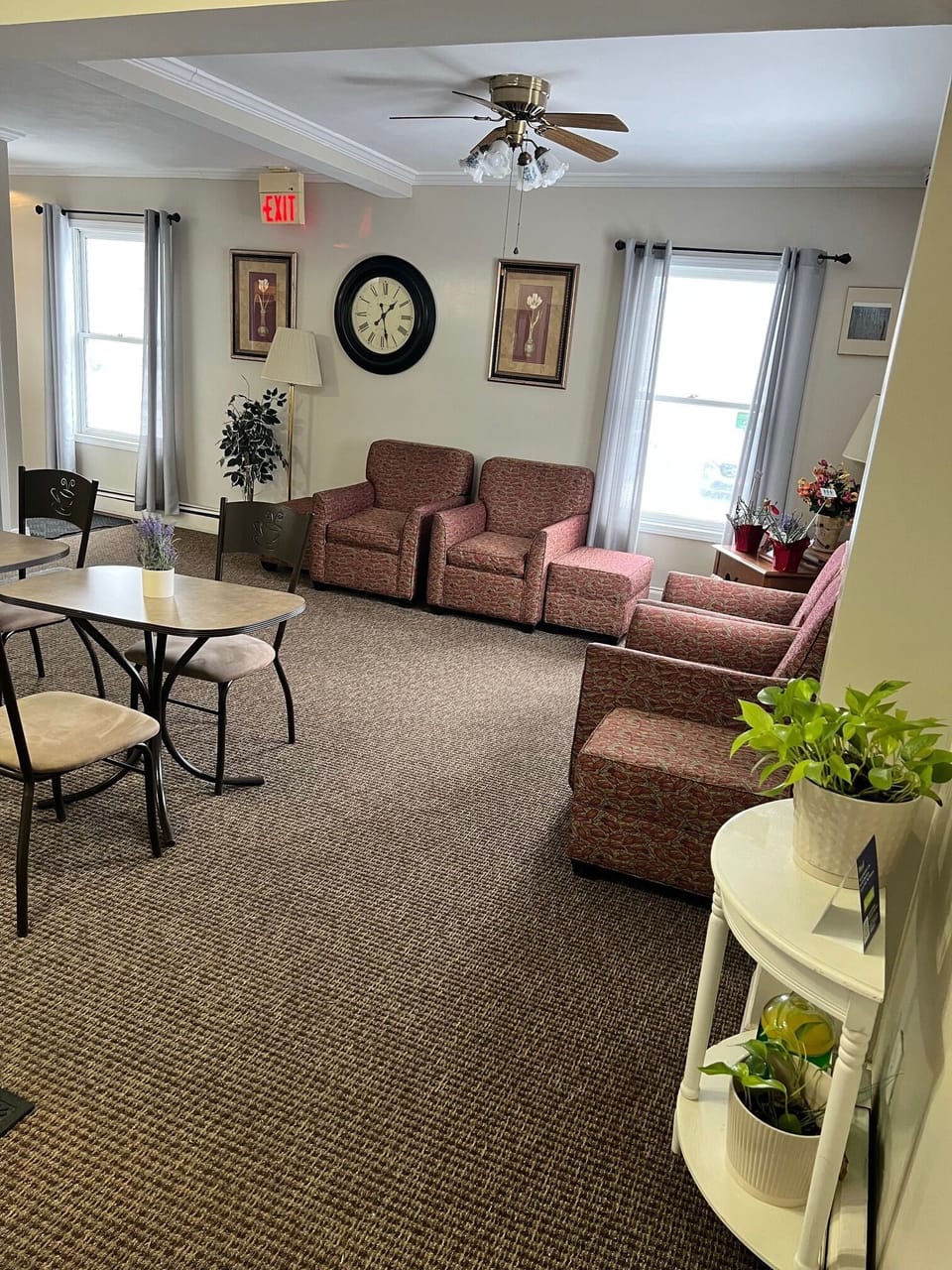 Lobby sitting area
