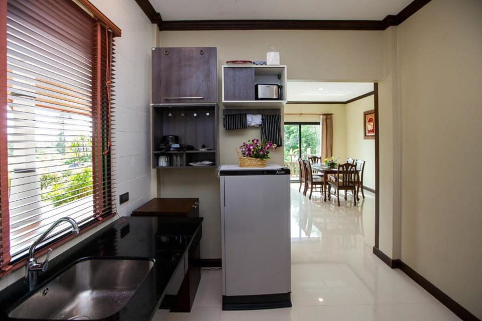 2-Bedroom Villa with Private Pool | Private kitchen | Full-size fridge, microwave, stovetop, coffee/tea maker