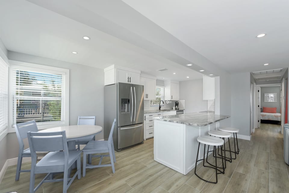 Dining room plus kitchen