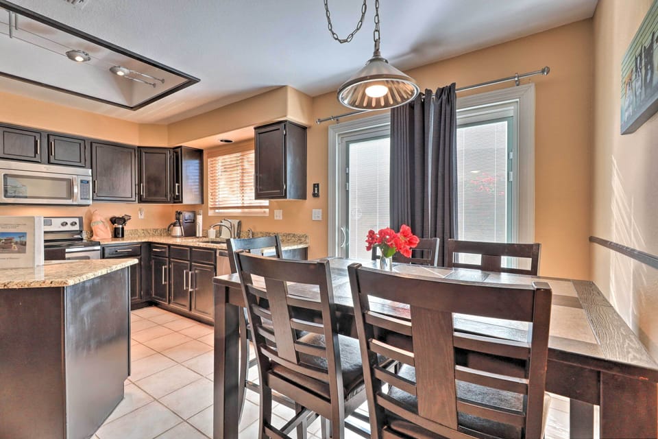 Dining Table | Fully Equipped Kitchen | Drip Coffee Maker