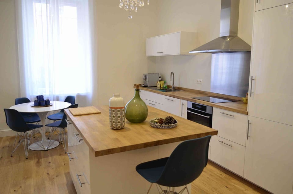 fully and newly equipped kitchen