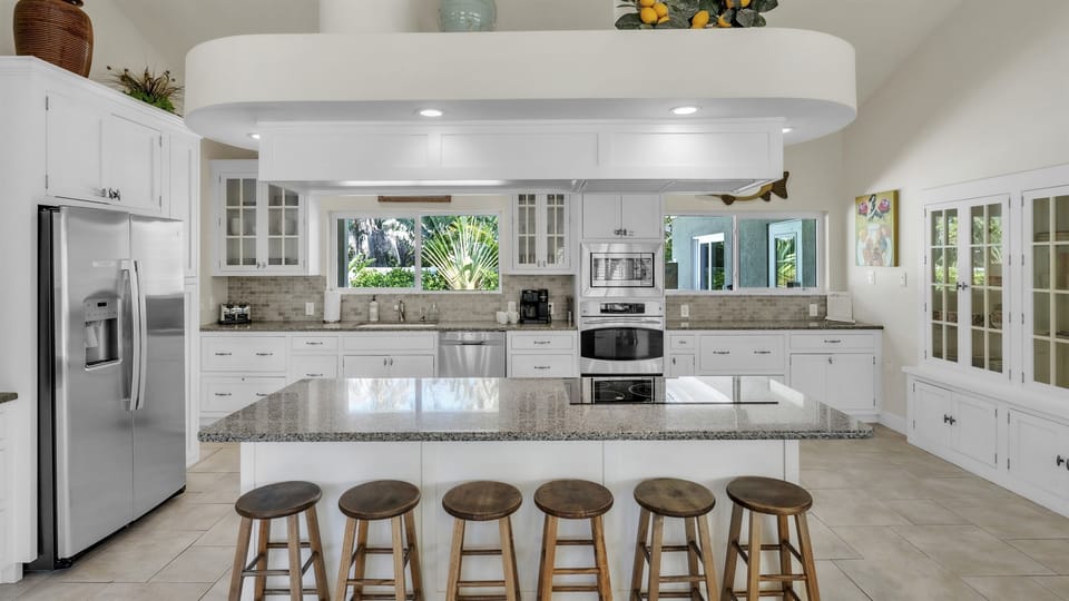 Fully equipped kitchen with modern appliances – AMI Beach House