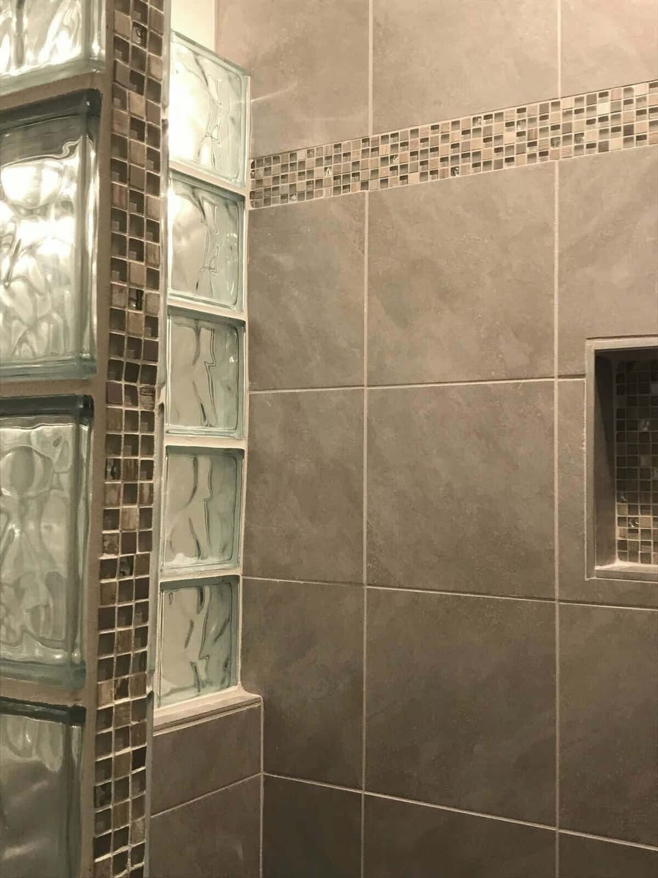 Large master shower