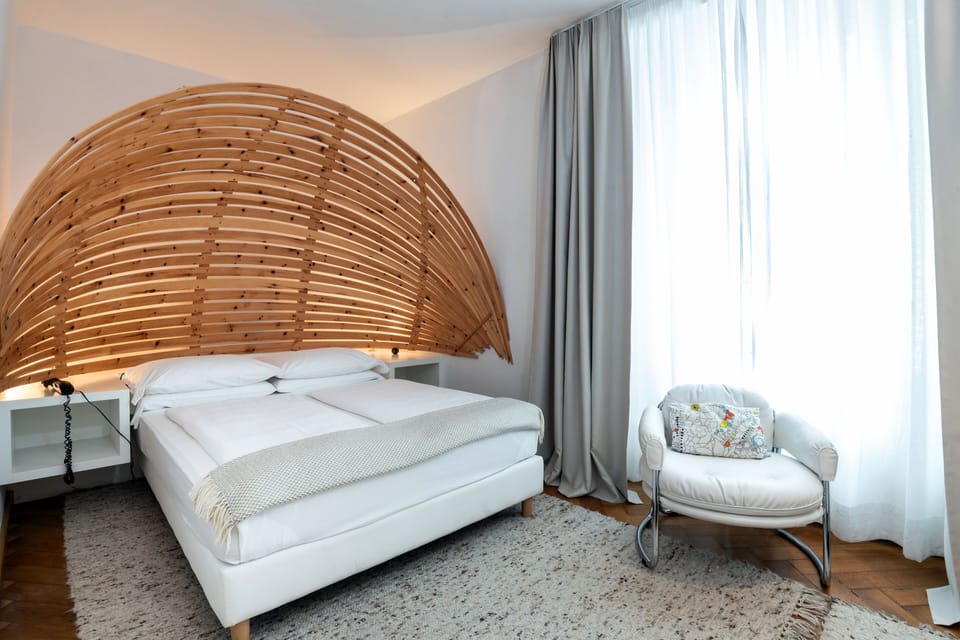 Design Double Room | Premium bedding, minibar, in-room safe, desk