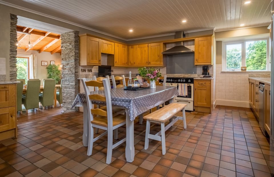 Fridge, microwave, dishwasher, highchair