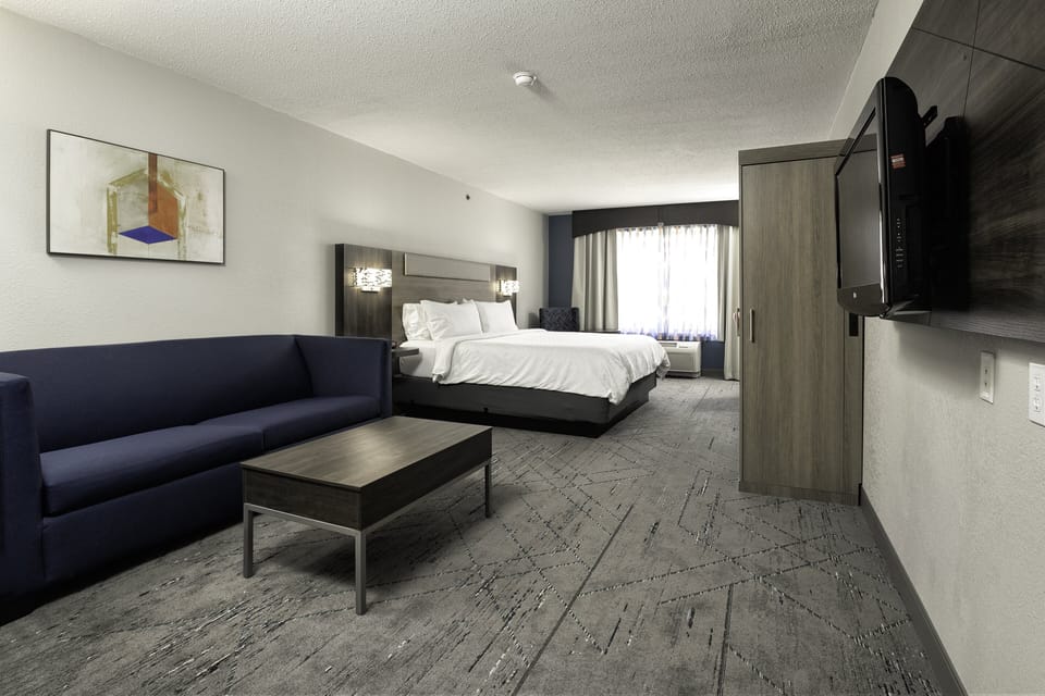 Suite, 1 King Bed with Sofa bed (Wet Bar) | In-room safe, desk, iron/ironing board, cribs/infant beds