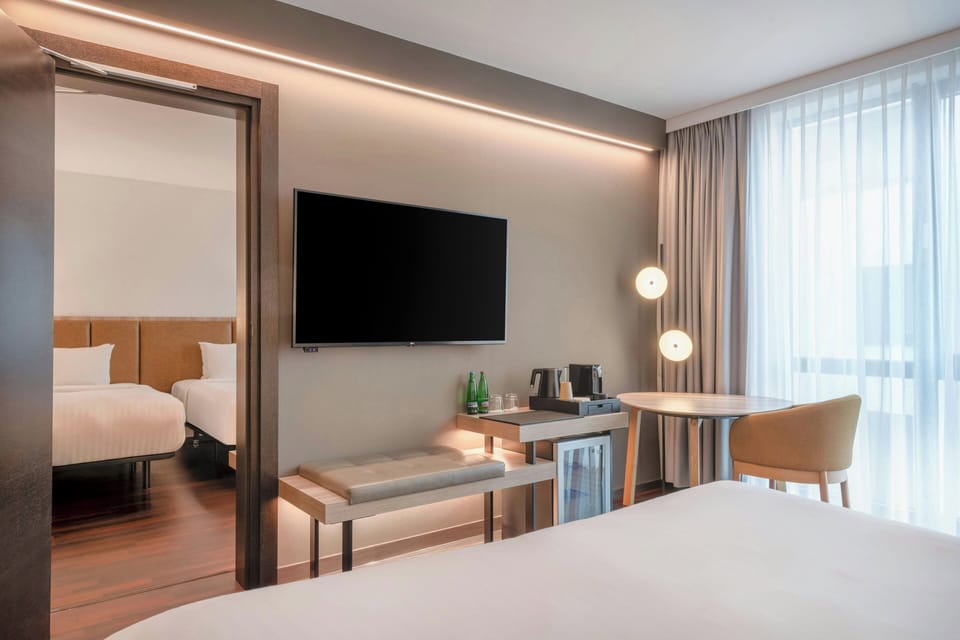 Minibar, in-room safe, desk, blackout drapes