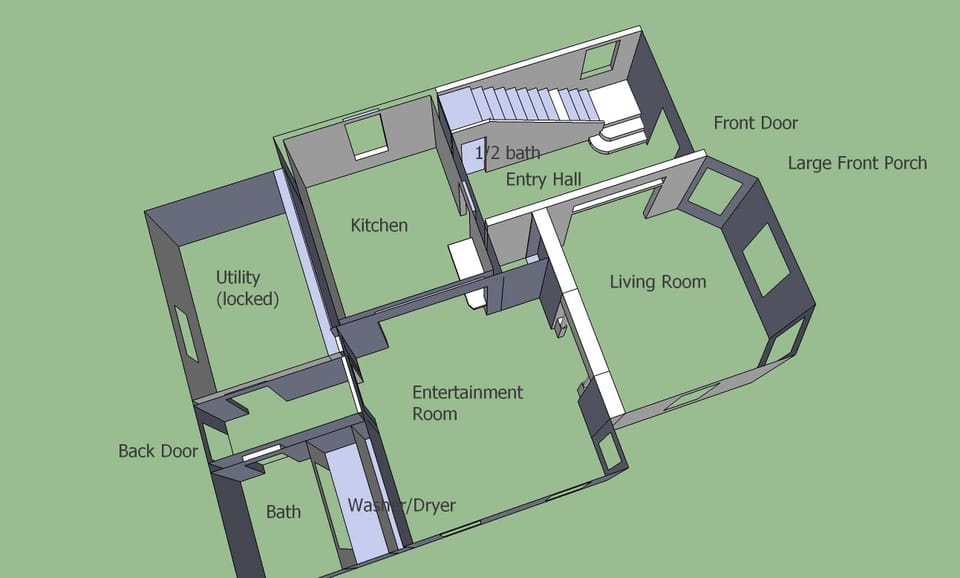 Down stairs model