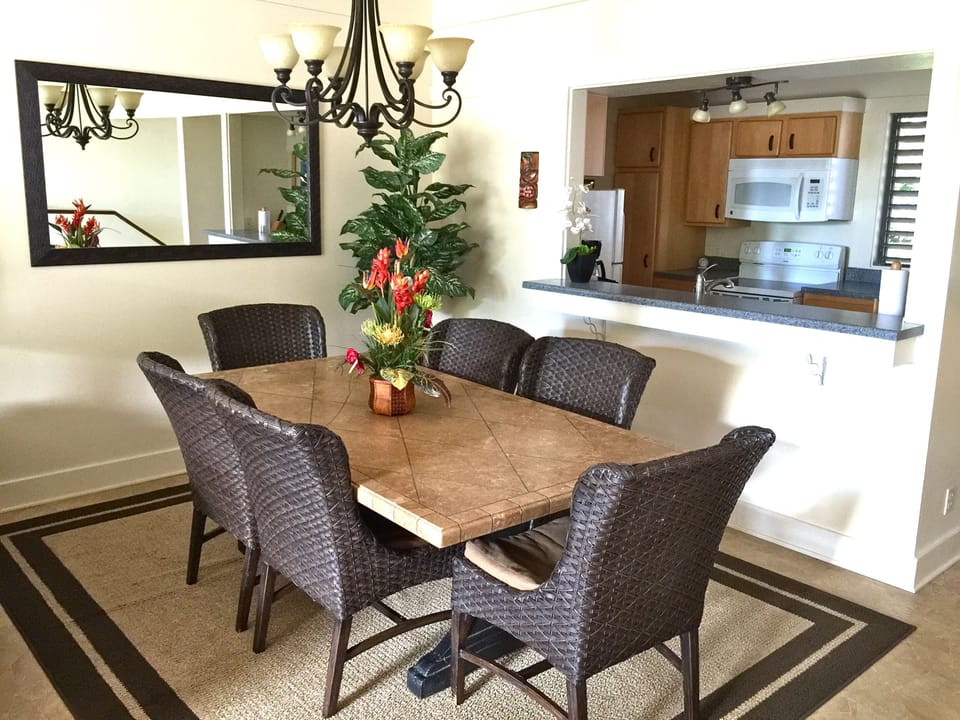 Large dining table