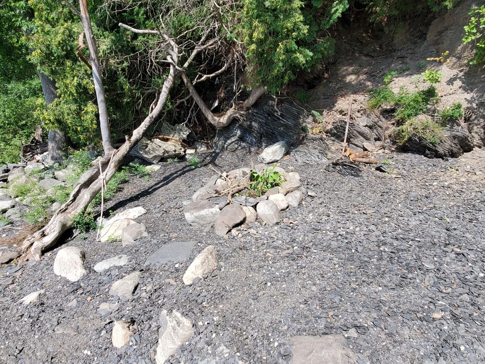 Firepit on the beach