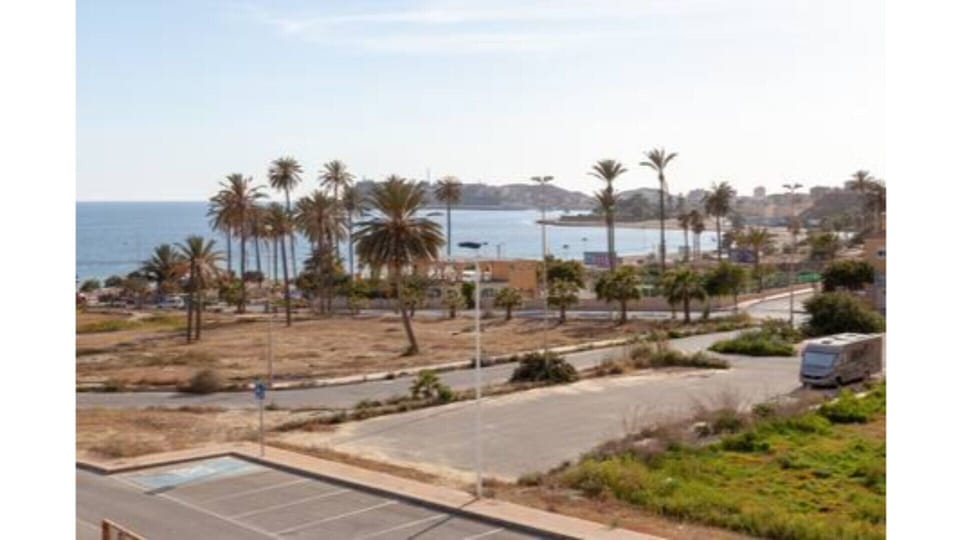 Stunning view of the sea and port taken from the top terrace.