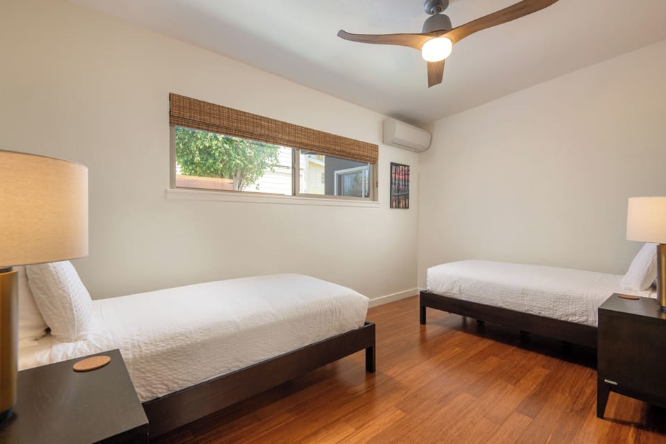 Tastefully decorated and top-of-the-line mattresses throughout the bungalow.