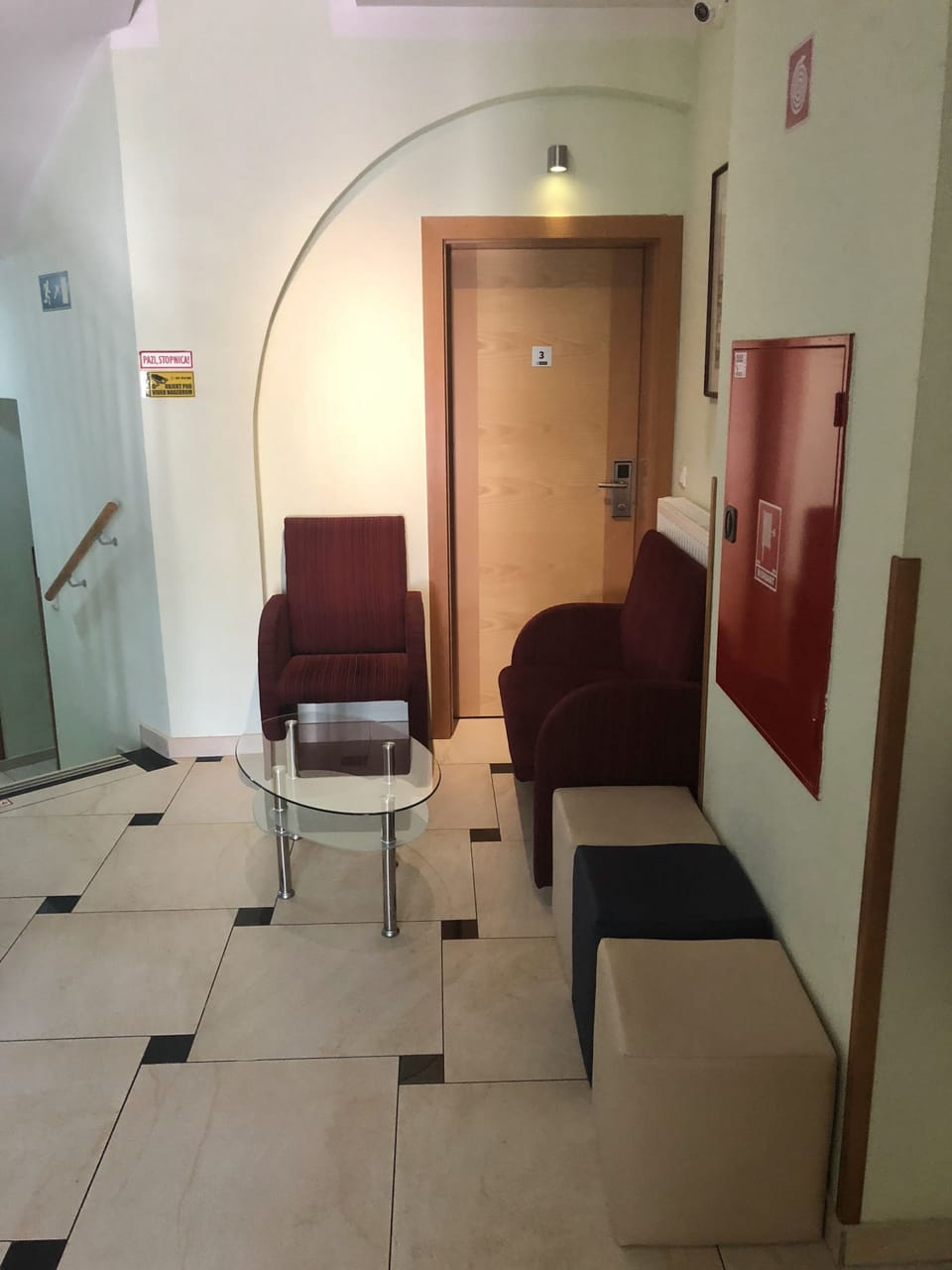 Lobby sitting area